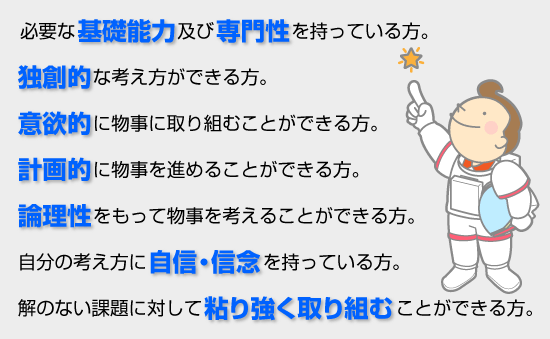 求める人物像